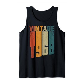 Vintage 1968's 1968 Style Clothing Women Men 56th Birthday Tank Top