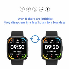 MIHENCE Screen Protector Compatible with Lodimeke IDW26 Smartwatch, TPU HD Screen Protector for IDW26 1.83 Inch Smartwatch [Pack of 6]