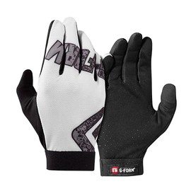 G-Form Tempo MTB Gloves, White/Black, Youth L/XL