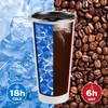 Swiss+Tech 16oz Stainless Steel Cups, 2 Pack Double Wall Pint