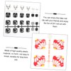 LALAFINA Pedicure Accessories 120pcs Toe Nail Art Decor for DIY