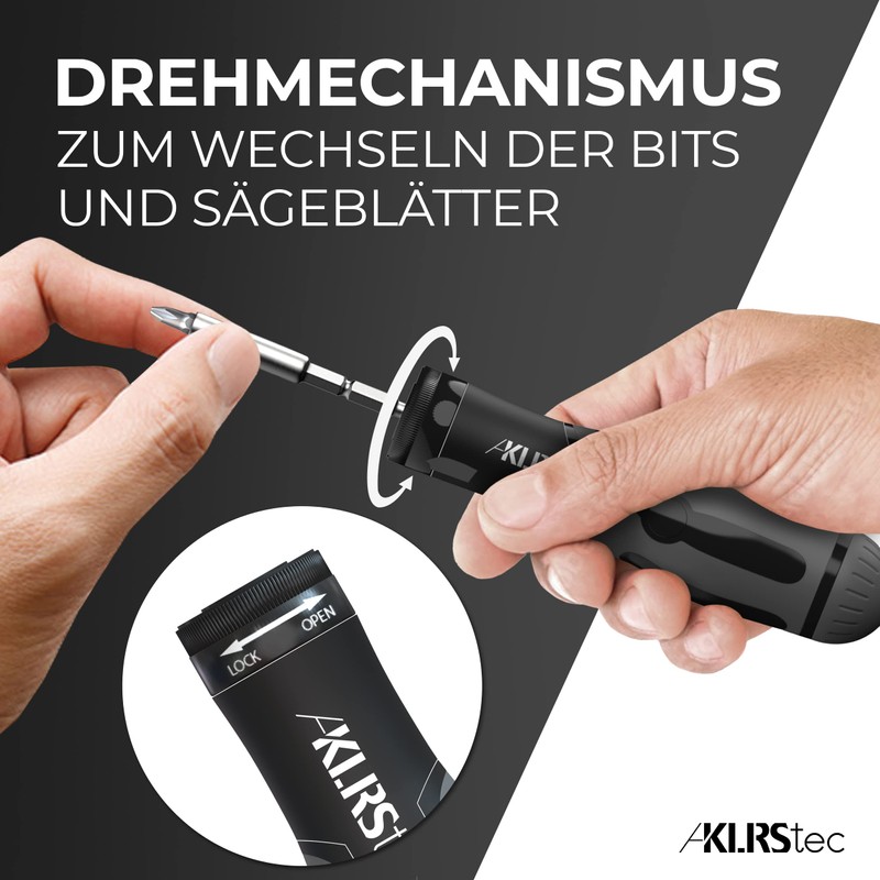 KLRStec Professional Multitool 2 in 1 - bit Screwdriver Set