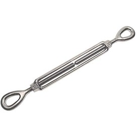 MarineNow Eye Eye Open Body Marine Turnbuckle 316 Stainless Steel Choose Size and Pack Quantity