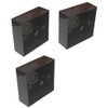 Black Electrical Surface Pattress Box (1 GANG 3 PACK)