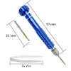 PTSLKHN Eye Glass Repairing Kit, S2 Steel Screwdriver with 15