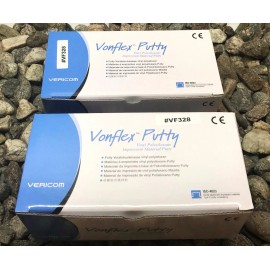 VERICOM Vonflex Dental Impression Putty VPS Regular Set 2 Pack #VF328 Exp. 2026-04