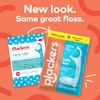 Plackers Twin Line Dental Floss Picks, Dual-Line Tuffloss, Easy Storage,