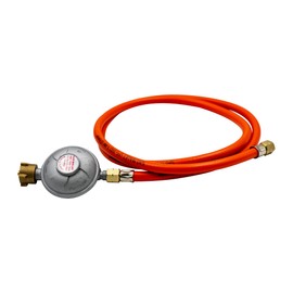 Gas Bullet ® Precise gas pressure regulator set: includes 30 mbar regulator, 1.5 m hose and 1/4 inch left internal thread screw connections, optimal gas pressure regulator for smooth flow