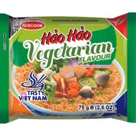 Vina Acecook, Mi Chay (Hao Hao Instant Noodles Vegetarian Flavor) 2.7 Ounce (Pack of 30)