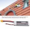 RC LiPo Battery 7.4V 2S 1800mAh 25C Rechargeable Lithium Polymer