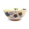 Tea utensils, Flat Rice Bowl, Color Picture, Blue Maple Running