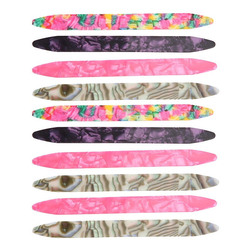 10PCS 0.71mm Oud Picks Celluloid Flexible Plectrum Replacement for Plucked