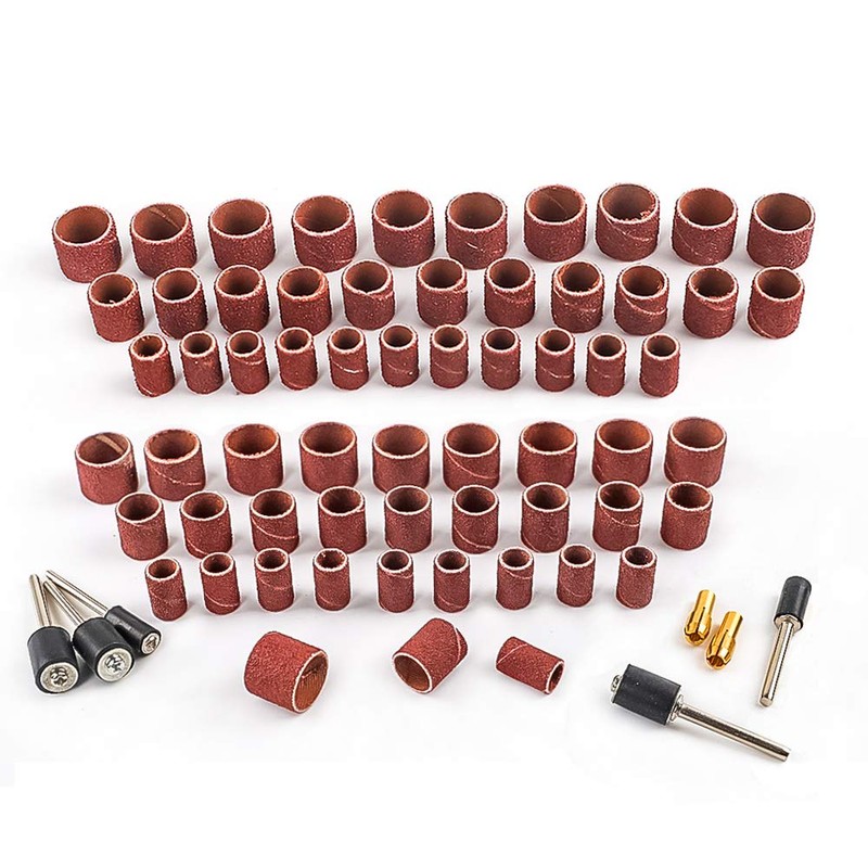 Coceca 458pcs Sanding Drums Kit with 432 Sanding Sleeves (80/120/240/320/400/600