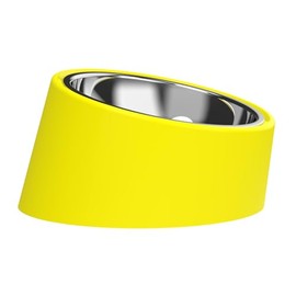 Comedero Lento Inclinado para Perros, Plato Elevado para Comida y Agua con inclinación de 15°, antiahogo y antitragantamiento para Gatos y Perros