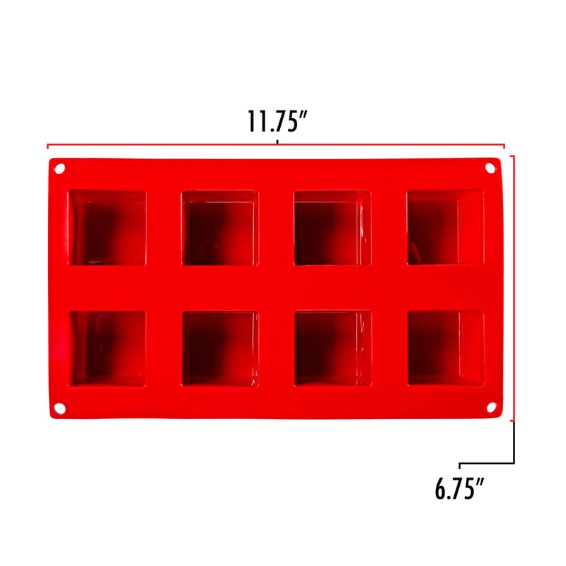 Fat Daddio's SMF-025 Silicone Bakeware 20-Cavity Financier (.68 oz)