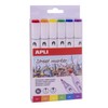 APLI 18431-6 Pieces Street Marker Double Tip (1 mm Round