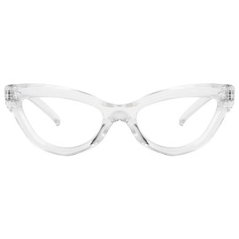 Eyekepper Cat-eye Style Reading Glasses for Women Chic Readers - Transparent +3.50