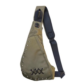 INNTURT Sling Bag Crossbody Bags for Women Men Sling Purses Shoulder Bag Travel Bag Backpack Army Green