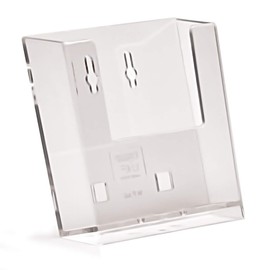 taymar Wall Brochure Holder in Postcard Format DIN A6 for Wall Mounting