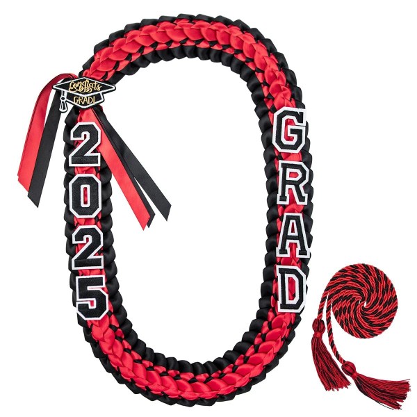 ALKB 11 Pcs Graduation Leis, Grad Decor with Honor Cord
