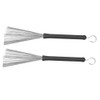 2 Pcs Drum Brushes, 1 Pair Retractable Drum Wire Brushes