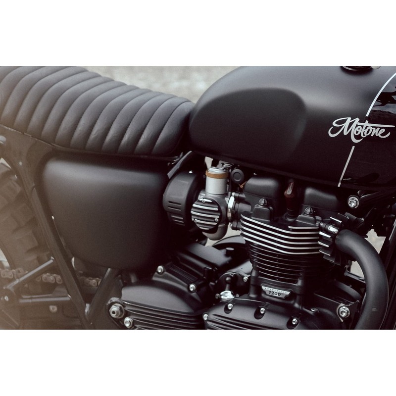 Motone MMU578 Bonneville T120 ZEPHYR Intake Cover Aluminum Die Cast