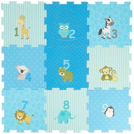 Bieco Children's Puzzle Mat, Crawling Mat, Baby Puzzle, Puzzle Mat, Baby Gym Mat, Children's Play Mat, Puzzle Mat, Baby Puzzle Mat, Puzzle Mat, Floor Puzzle, Babies, XXL Animals