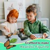 Life Cycle Figurines of Monarch Butterfly and Realistic Frog Toy