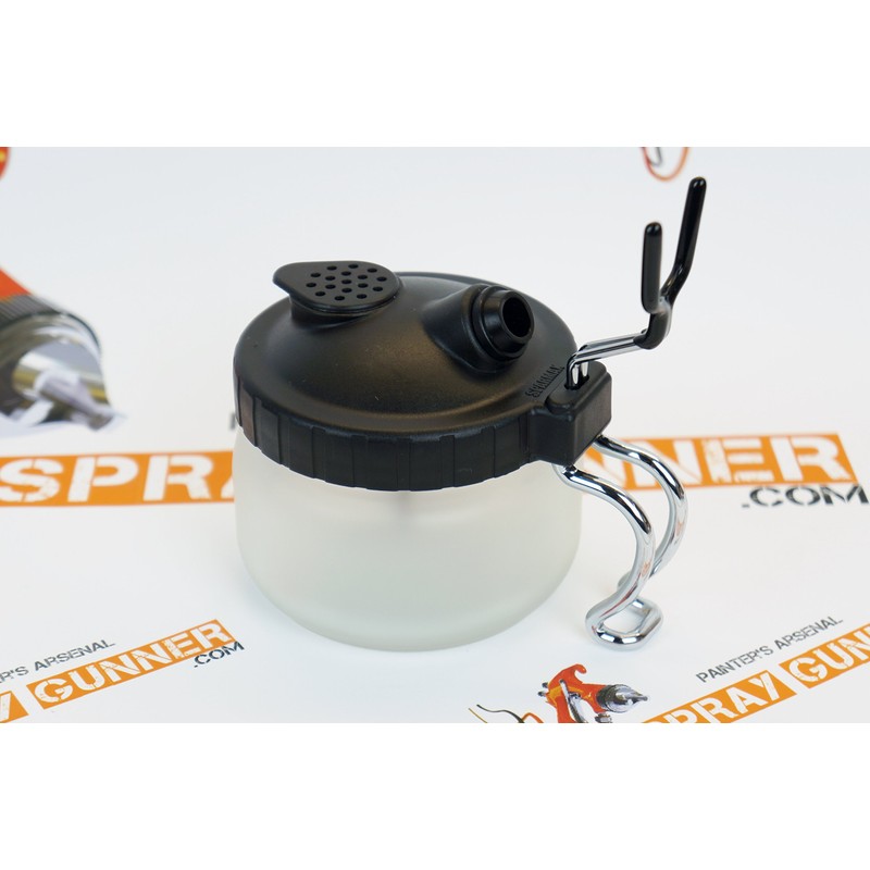 Sparmax airbrush cleaning station pot blow throw SCP-700. By SprayGunner