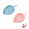 Pack of 2 Leaf - Shaped Soap Holders (Pink +