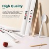 Soeos Chopsticks Disposable, Approx. 50 Sets, UV Treated Premium Disposable