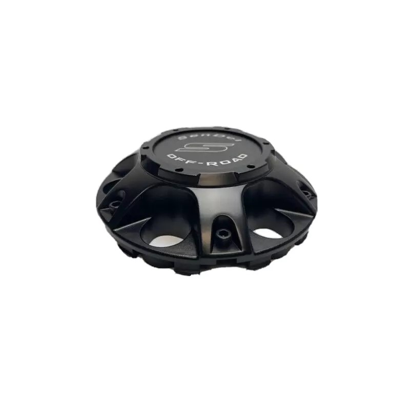 Sendel Off-Road Matte Black Snap In Wheel Center Cap LOCKR-6H-CAP
