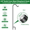 BEAU JARDIN 12 Pack Solid Shepherd Hook 37 Inch One