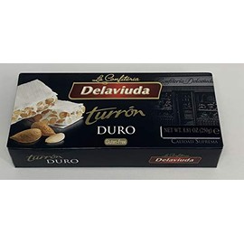 Delaviuda Crunchy Almond Turron (Turron Duro) 5.25oz Single Box - Product of Spain