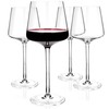 LUXBE - Crystal Wine Glasses 20.5-ounce, Set of 4 -