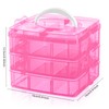 Daletu Sorting Boxes for Small Parts with Lid, Plastic Storage