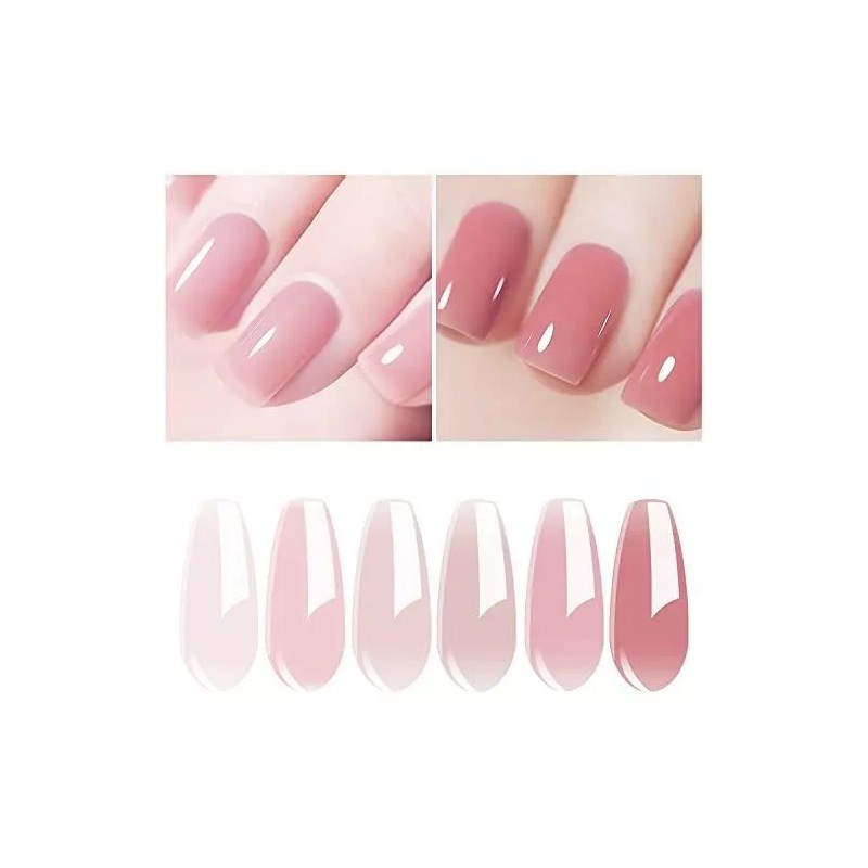 Vishine Kit Para Uñas En Gel Con Colores Clasicos Diseño