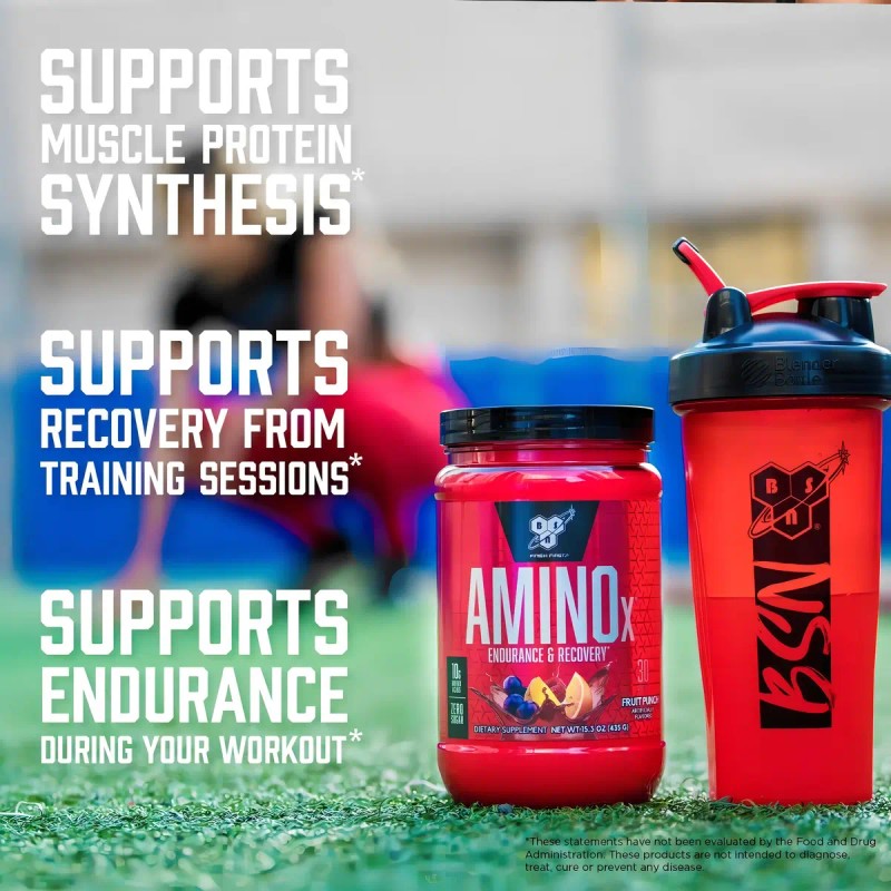 Suplemento Polvo Bsn Endurance And Recovery Aminoácidos Aminox Sabor Frambuesa