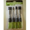 PITTSBURGH 4 PC. CHISEL SET WITH 1/4", 1/2", 3/4" AND