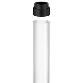 Diodesy- Pack of 10 F32T8 Tube Guard 4 Foot T8 Fluorescent Tube Guard with End Caps, Fluorescent Safety Sleeve, 28W, Linear Clear Tube Lamps Sleeves