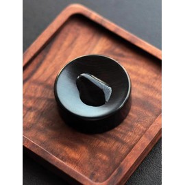 Linkirah Essential Oil Diffuser, Non-Electric Waterless, Passive Aromatherapy Diffuser for Car, Home, Office, Desk Decorative, Natural Wood, Wooden Craft 1PC (Black)