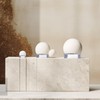 ElevateTech 15 Pcs Clear Sphere Display Stand, Plastic Sphere Stands