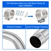 Floshine Diesel Exhaust Elbow Tip, Side Exit Exhaust Tip, chromed