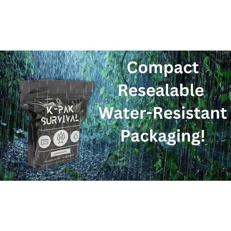 K-Pak Survival K-Pak Survival Care Package, Pocket-Sized Outdoor Survival Kit