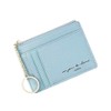 LEOLEO Slim Card Holder, Coin Purse, Fragment Case, Unisex, with
