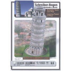 Aue-Verlag 20 x 20 x 37 cm Schiefen Turm von Pisa Model Kit