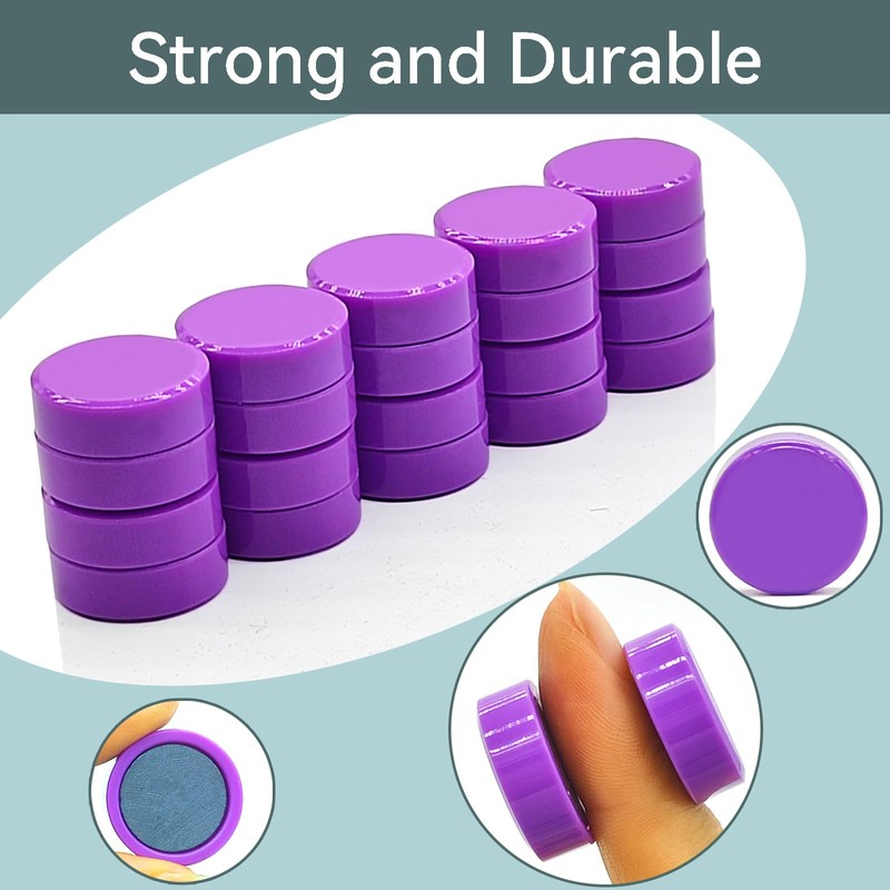 DUJEQM Round Fridge Magnets, Small Refrigerator Magnet, Whiteboard Magnets for