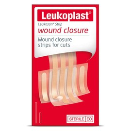Leukoplast Leukosan Wound Closure Strips - Pain-Free Protection Dressing for Cuts - 9PCs