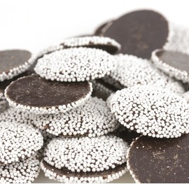 Chocolate Nonpareils - 1.25 Lb (20 Oz) Tub (Dark Chocolate Nonpareils)