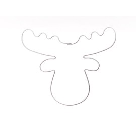 Elk Head 6.8 cm Stainless Steel Cookie Cutter Elk Reindeer Formina